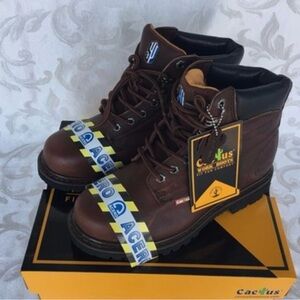 Cactus Brown Leather Boots